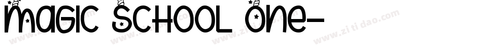 Magic School One字体转换